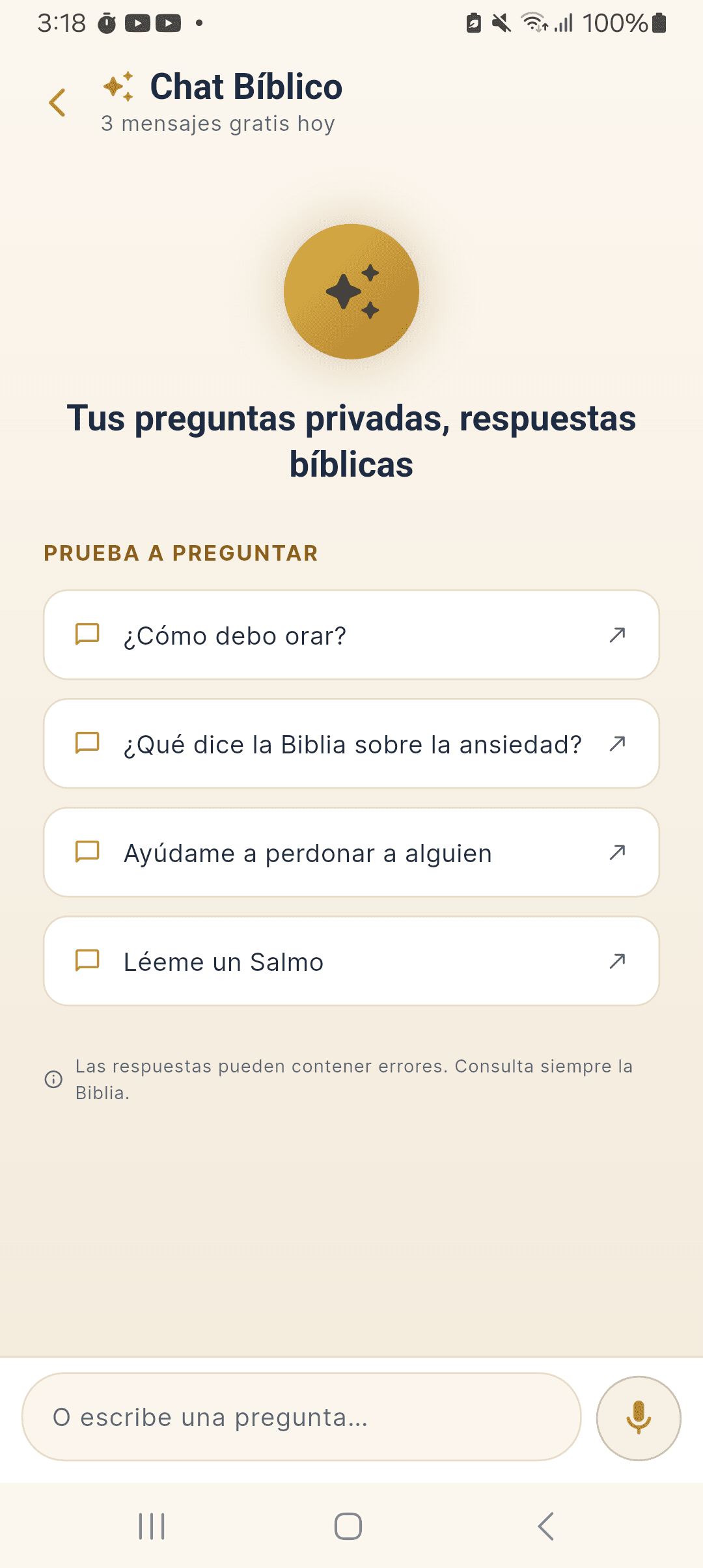 Chat Bíblico con IA